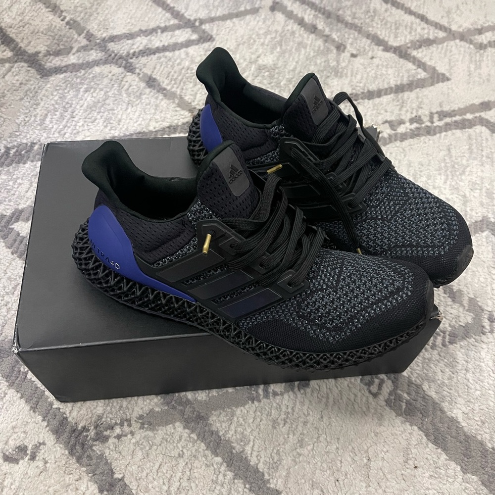 Adidas Ultra4D Black with blue